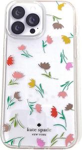 Kate spade 13 PRO MAX or12 Pro MAX Case Bloom Floral Clear Bumper Shock Protection 6.7in