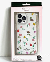 Load image into Gallery viewer, Kate spade 13 PRO MAX or12 Pro MAX Case Bloom Floral Clear Bumper Shock Protection 6.7in