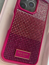 Load image into Gallery viewer, Kate spade 13 Pro Case Pink Rhinestone Glitter Bumper Protection 6.1 Sparkle