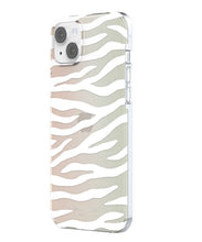 Load image into Gallery viewer, Kate spade iPhone 14 and 13 Case White Clear Zebra Bumper Shock Protection 6.1