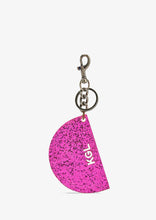 Load image into Gallery viewer, Kurt Geiger Keyring Womens Bag Charm Rainbow Glitter Acrylic Keychain Boxed