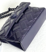 Load image into Gallery viewer, Kurt Geiger Mini Kensington Crossbody Purple  Drench Quilted Leather Bag
