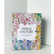 Load image into Gallery viewer, Floral patterned product packaging with 'Floral Couture' and 'Kurt Geiger London' text on a white background.