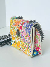 Load image into Gallery viewer, Kurt Geiger Micro Kensington Floral Couture Crossbody Bag Tattie Isles Print Yellow