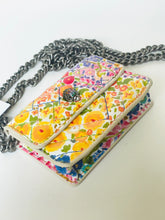 Load image into Gallery viewer, Kurt Geiger Micro Kensington Floral Couture Crossbody Bag Tattie Isles Print Yellow