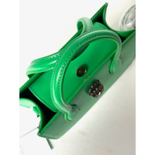 Load image into Gallery viewer, Kurt Geiger Mini Bond Top Handle Neon Green Leather Crossbody Bag