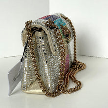 Load image into Gallery viewer, Decorative handbag with chain strap on a white background
