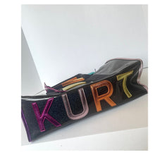 Load image into Gallery viewer, Colorful 'KURT' belt on a white background