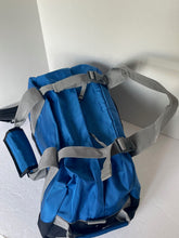 Load image into Gallery viewer, LL Bean Adventure Duffel Small Blue Nylon Water Resistant Bag Carry On 9x18x9