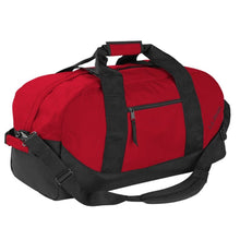 Load image into Gallery viewer, LL Bean Adventure Duffle Medium Red Nylon Water Resistant Tote Bag Carry On
