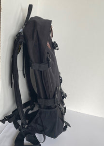 LL Bean Mountain Classic Bigelow Backpack H2O Black Nylon Cordura Top Load