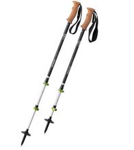 Load image into Gallery viewer, LL Bean Ridgehiker Hiking Poles Aluminum Lightweight Adjustable Trekking Lock