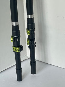 LL Bean Ridge Hiker Hiking Poles Aluminum Lightweight Adjustable Trekking Lock