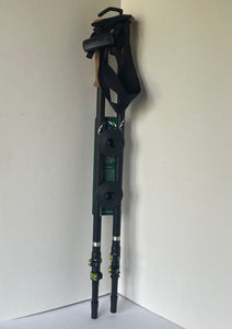 LL Bean Ridge Hiker Hiking Poles Aluminum Lightweight Adjustable Trekking Lock