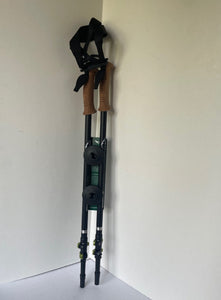 LL Bean Ridge Hiker Hiking Poles Aluminum Lightweight Adjustable Trekking Lock