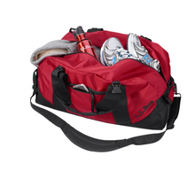 Load image into Gallery viewer, LL Bean Adventure Duffle Medium Blue Nylon Water Resistant Tote Bag Carry On