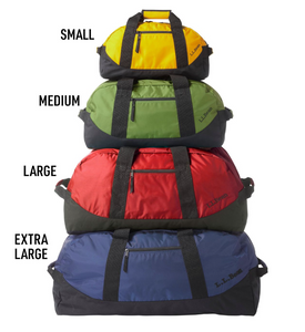 LL Bean Adventure Duffel Small Nylon Water Resistant Tote Bag Carry On 9x18x9