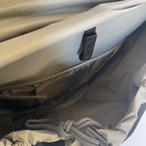 LL Bean Continental Rucksack Large Backpack Black Nylon H2O Laptop Sleeve