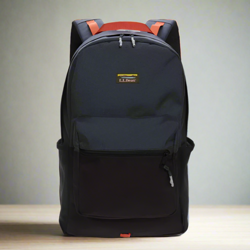 LL Bean Large Backpack Mountain Classic Laptop Sleeve Cordura Nylon Blue 22L