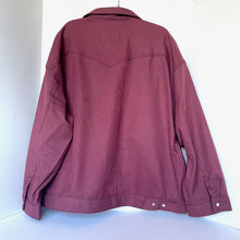 Load image into Gallery viewer, Levi’s Western Denim Trucker Jacket Mens XL Red Point Collar Relaxed Fit