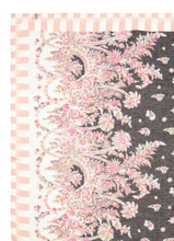 Load image into Gallery viewer, Liberty London Scarf Womens Pink Floral Linen-Blend Oblong 58 X 44in Octavie