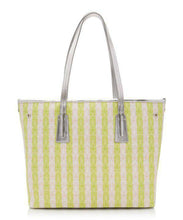 Load image into Gallery viewer, Liberty London Tote Womens Yellow Shoulder Bag Little Marlborough Iphis Stripe