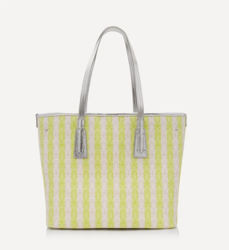 Liberty London Tote Womens Yellow Shoulder Bag Little Marlborough Iphis Stripe