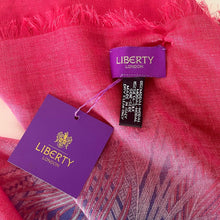 Load image into Gallery viewer, Pink fabric with Liberty London tags on a pink background