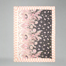 Load image into Gallery viewer, Liberty London Octavie Silk Linen Scarf Womens Pink Floral Oblong Lightweight Blend