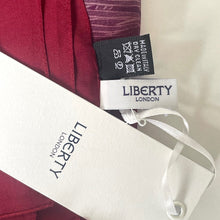Load image into Gallery viewer, Close-up of a Liberty London label on a garment with a white background