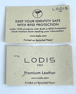 Lodis Wallet Womens Medium Brown Flap RFID Lydia Leather ID Billfold Snap