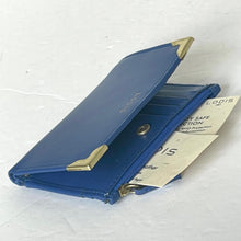 Load image into Gallery viewer, Lodis Lydia Bifold RFID Wallet Womens Blue Bifold RFID  Leather Slim Billfold Snap