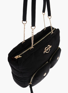 Love Moschino Shoulder Bag Medium Tote Womens Gold Chain Handles