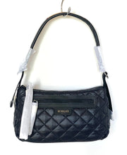 Load image into Gallery viewer, Black quilted handbag on a white background