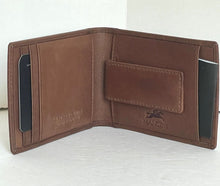 Load image into Gallery viewer, Mancini Wallet Money Clip Mens Brown Leather Bifold RFID ID Card Case Slim