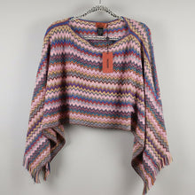 Load image into Gallery viewer, Multicolored zigzag patterned sweater on a white background
