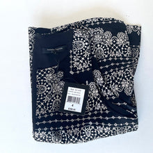Load image into Gallery viewer, Nanette Lepore Womens 4 Silk A Line Shift Dress Black Mosaic Sleeveless