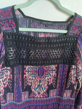 Load image into Gallery viewer, Nanette Lepore Women&#39;s Sleeveless A-Line Silk Mosaic Black Shift Dress - 4