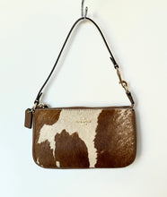 Load image into Gallery viewer, Coach Nolita 19 Wristlet CDW34 Haircalf Cow Print Leather Shoulder Bag