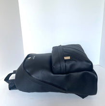 Load image into Gallery viewer, Black leather bag on a white background