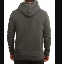 Load image into Gallery viewer, Outerknown OK Wordmark Snap Hoodie Mens Medium Sweatshirt Gray Organic