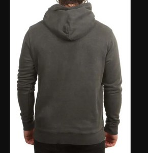 Outerknown OK Wordmark Snap Hoodie Mens Medium Sweatshirt Gray Organic