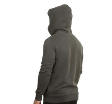 Load image into Gallery viewer, Outerknown OK Wordmark Gray Organic Snap Hoodie M hemp cotton