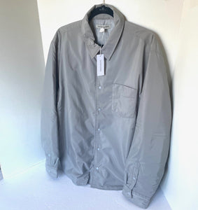 Outerknown Origin Shacket Mens XL Gray Snap Shirt Layer Lightweight Relaxed