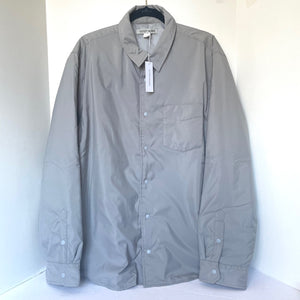 Outerknown Origin Shacket Mens XL Gray Snap Shirt Layer Lightweight Relaxed