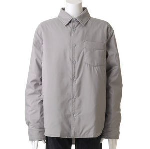 Outerknown Origin Shacket Mens XL Gray Snap Shirt Layer Lightweight Relaxed