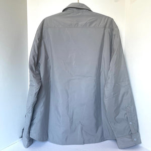 Outerknown Origin Shacket Mens XL Gray Snap Shirt Layer Lightweight Relaxed
