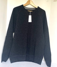 Load image into Gallery viewer, Outerknown Shelter Wool Cashmere Sweater Mens XL Black Waffle Crew Neck