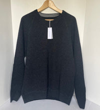 Load image into Gallery viewer, Outerknown Shelter Wool Cashmere Sweater Mens XL Black Waffle Crew Neck