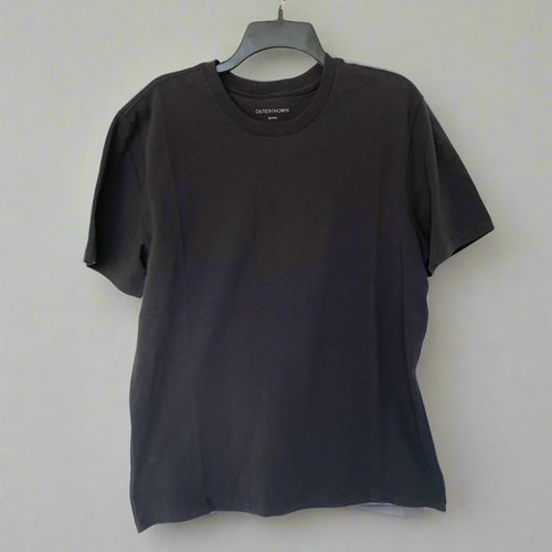 Outerknown Sojourn Organic Cotton Tee Mens Medium Black Short Sleeve Shirt